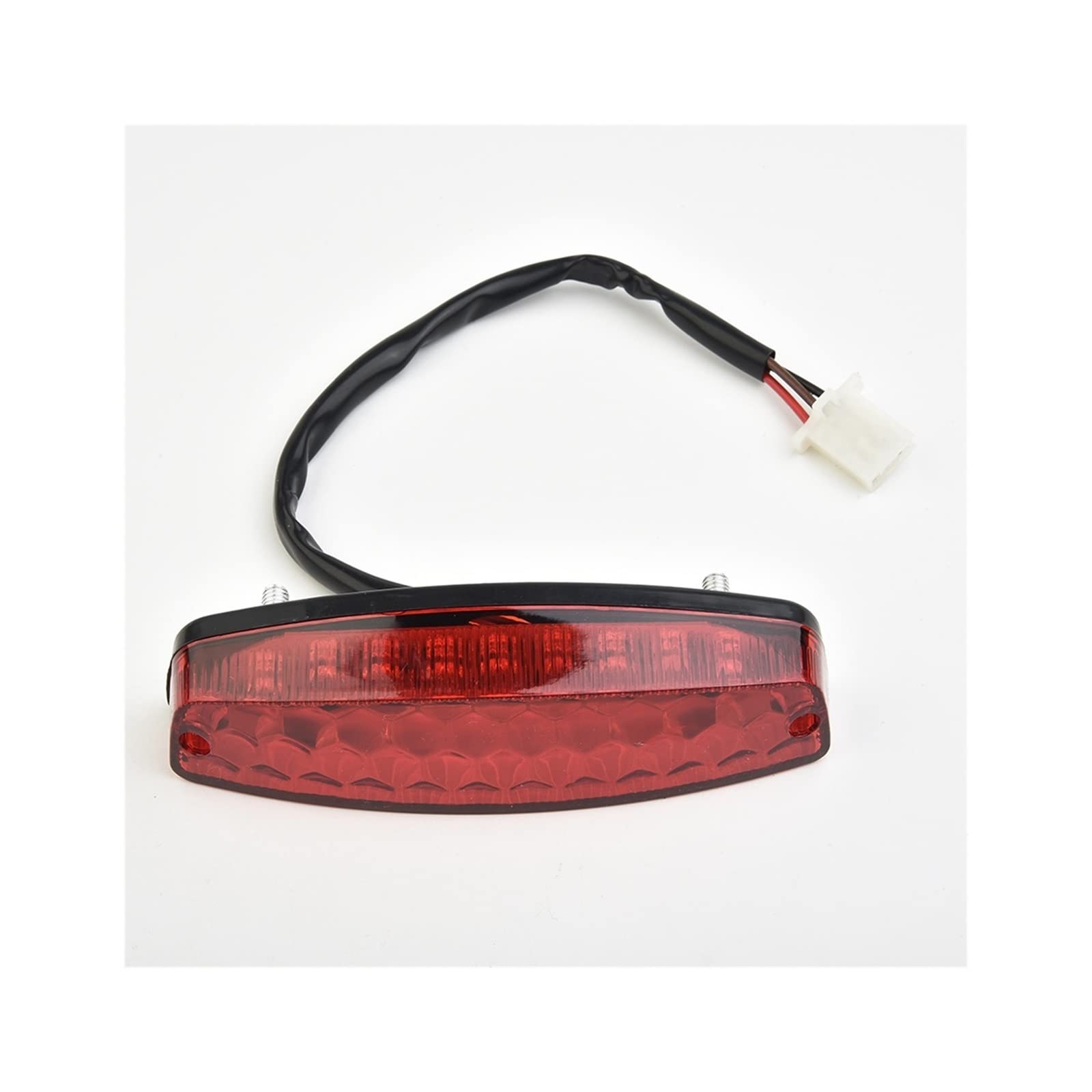 luce targa posteriore - 3 Fili 12V Luce Freno Targa Fanale Posteriore Rosso Per Motocross