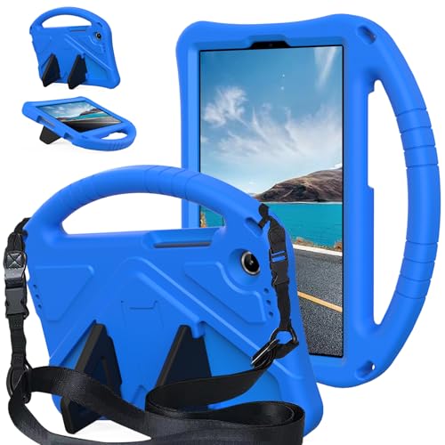 Funda para Lenovo Tab K9 2025 de 8.7 pulgadas con soporte azul
