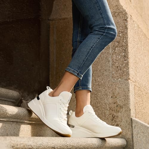 Image of Cestfini Wedge Sneakers for Women - Wedge Tennis Shoes Non-Slip Women Fashion Sneakers