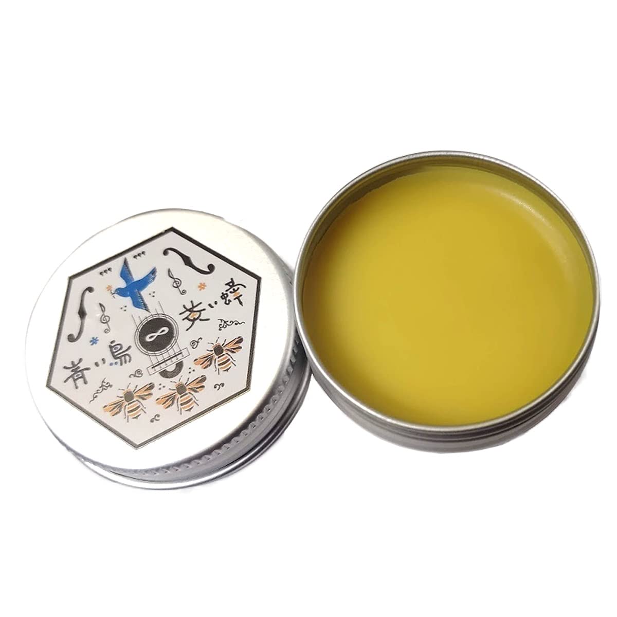 Amazon | 天然素材100% 青い鳥∞黄い蜂 蜜蝋ワックス | ギター