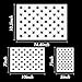 Koogel 3 Sizes 50 Star Stencil, Plastic Star Stencil Template for Flag DIY Drawing Painting Craft Projects, American Flag Projects