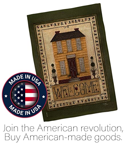 Breeze-Decor-Welcome-Yellow-House-Garden-Flag-Country-Living-Primitive-Farm-Western-Barn-American-Rustic-Cowboy-Rural-Ranch-Decoration-Banner-Small-Yard-Gift-Double-Sided-Made-in-USA Breeze Decor Welcome Yellow House Garden Flag Country Living Primitive Farm Western Barn American Rustic Cowboy Rural Ranch Decoration Banner Small Yard Gift Double Sided Made in USA
