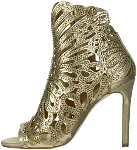 Jessica Simpson Women's Jayley Caged Heeled Sandal, Champagne, 6.5 | Image 7