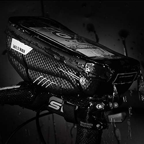 Miniatura 2 de Bolsa para manillar de bicicleta, impermeable, con pantalla táctil para iPhone 12 11 Pro MAX XS Smartphone de hasta 6,5 pulgadas