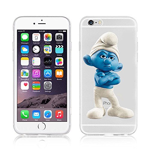 Disney Smurfs Transparent Clear TPU Soft Case For