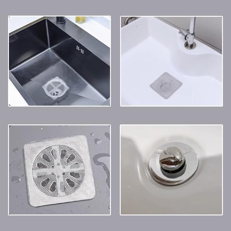 NOMAZO Multifunctional Disposable Floor Drain Sewer Filter,Hair Catcher Shower Drain,Sink Strainer,Drain Covers for Shower to Catch Hair-ZN-226 1