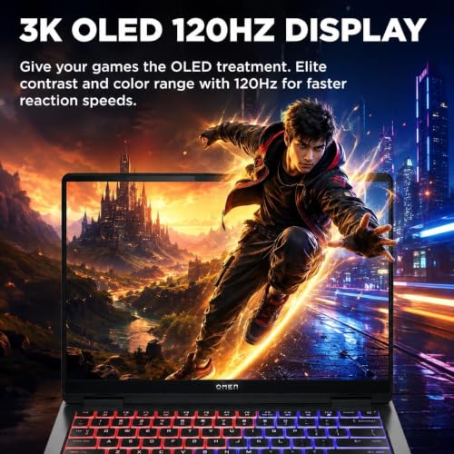 Image of HP OMEN Transcend AI Gaming Laptop 14.0 inch 120Hz OLED 2.8K Display