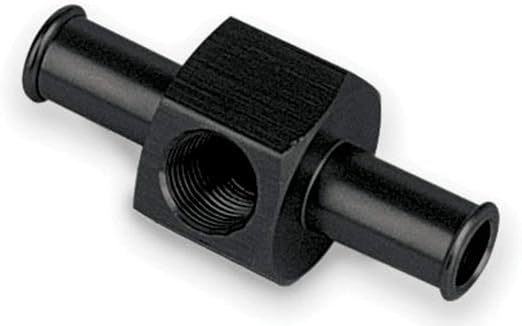 Moroso 65360 Fuel Gauge Fitting, 1/8" NPT Female x 3/8" Hose