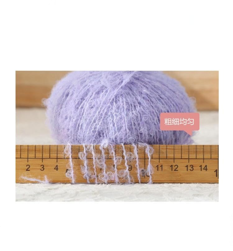 10-20 szt. 25 g miękka przędza Boucle, ręcznie robiona przędza wełniana, do szydełkowania swetrów, czapek, szalików, dekoracji domu DIY