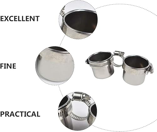 Miniatura 9 de Mipcase Accesorios para pájaros, accesorios para jaula, comedero de agua para pájaros, cuenco colgante de jaula de pájaros, taza de comedero de loro