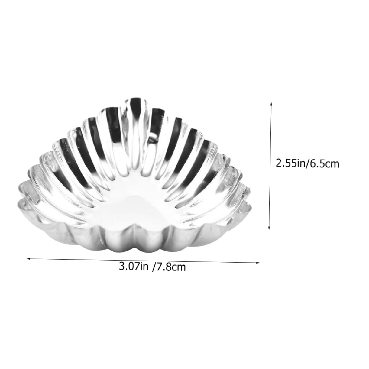 Garneck Cooking Tart 20pcs Baking Tart Pudding Nonstick Easy-to-clean for Home Professional Use