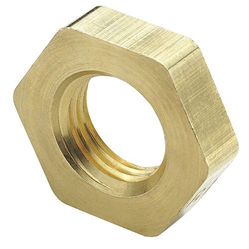 Parker Hannifin 210P-8 Brass Pipe Fitting Lock Nut, 1/2 NPSL Pipe