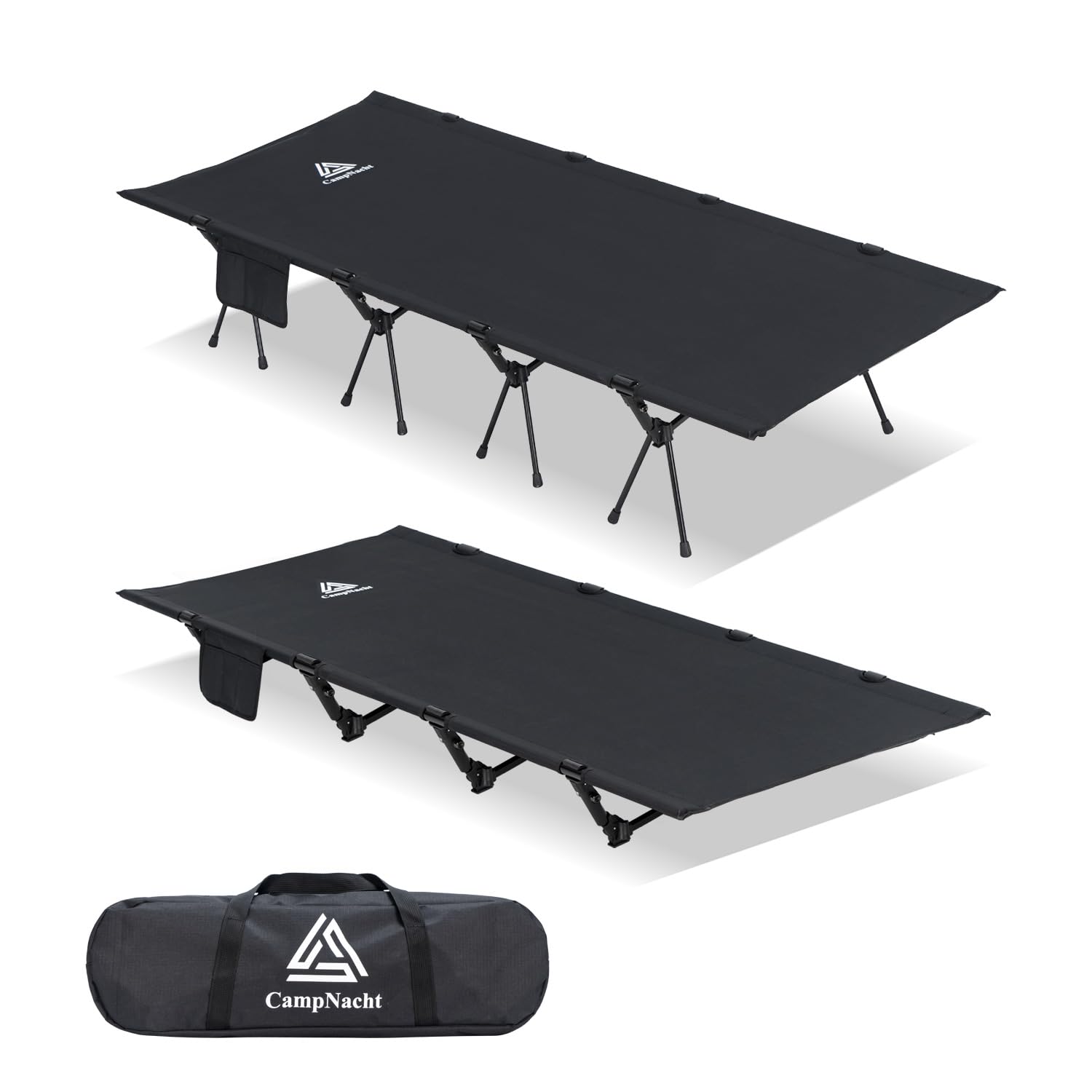 CampNacht 2WAY アウトドアコット Amazon.co.jp: CampNacht 2WAY キャンプ コット 200cm*80cm【1000D