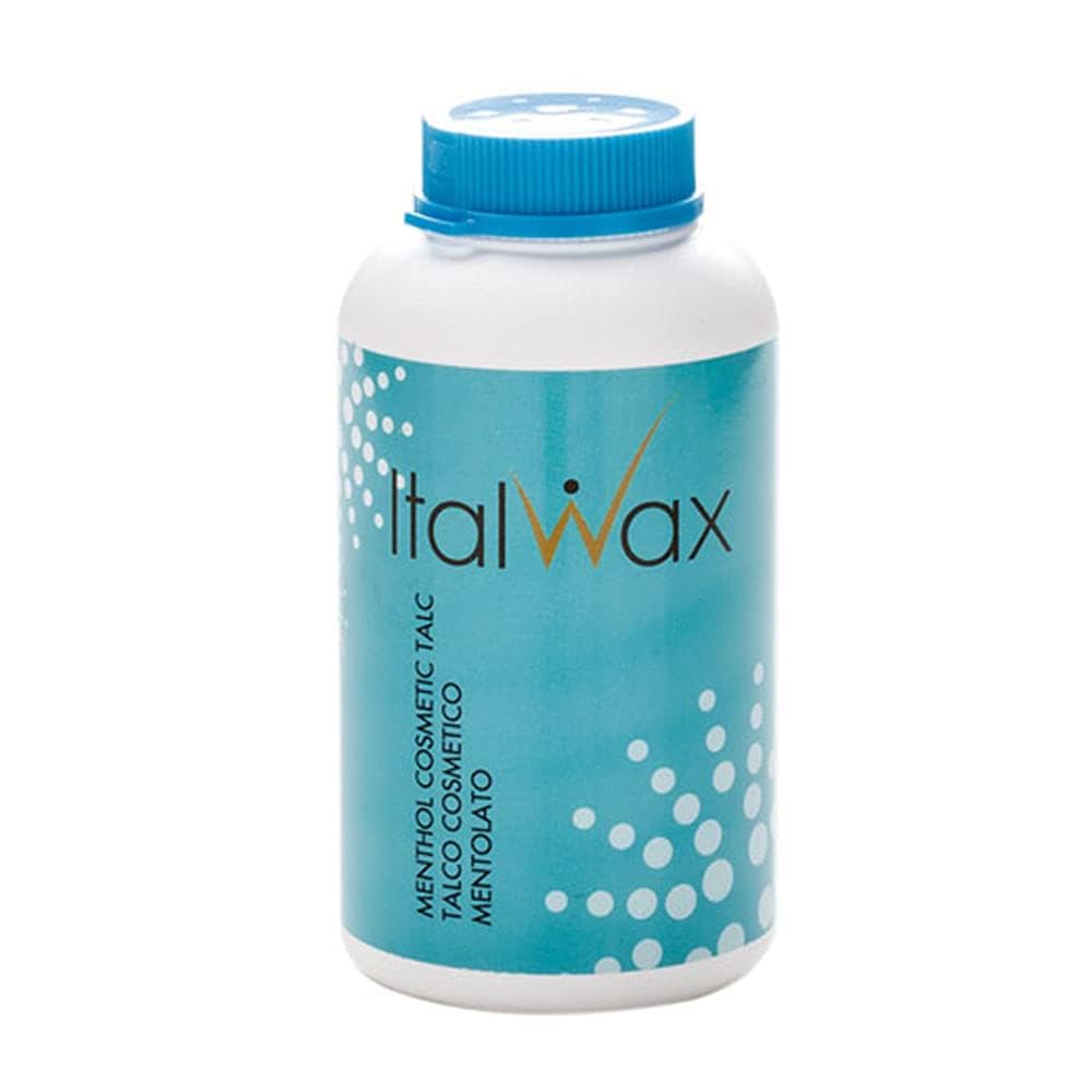 Italwax Classic Talco Cosmetico - 150g – Aroma mentolo - Prepara la pelle per la depilazione - Per tutti i tipi di pelle