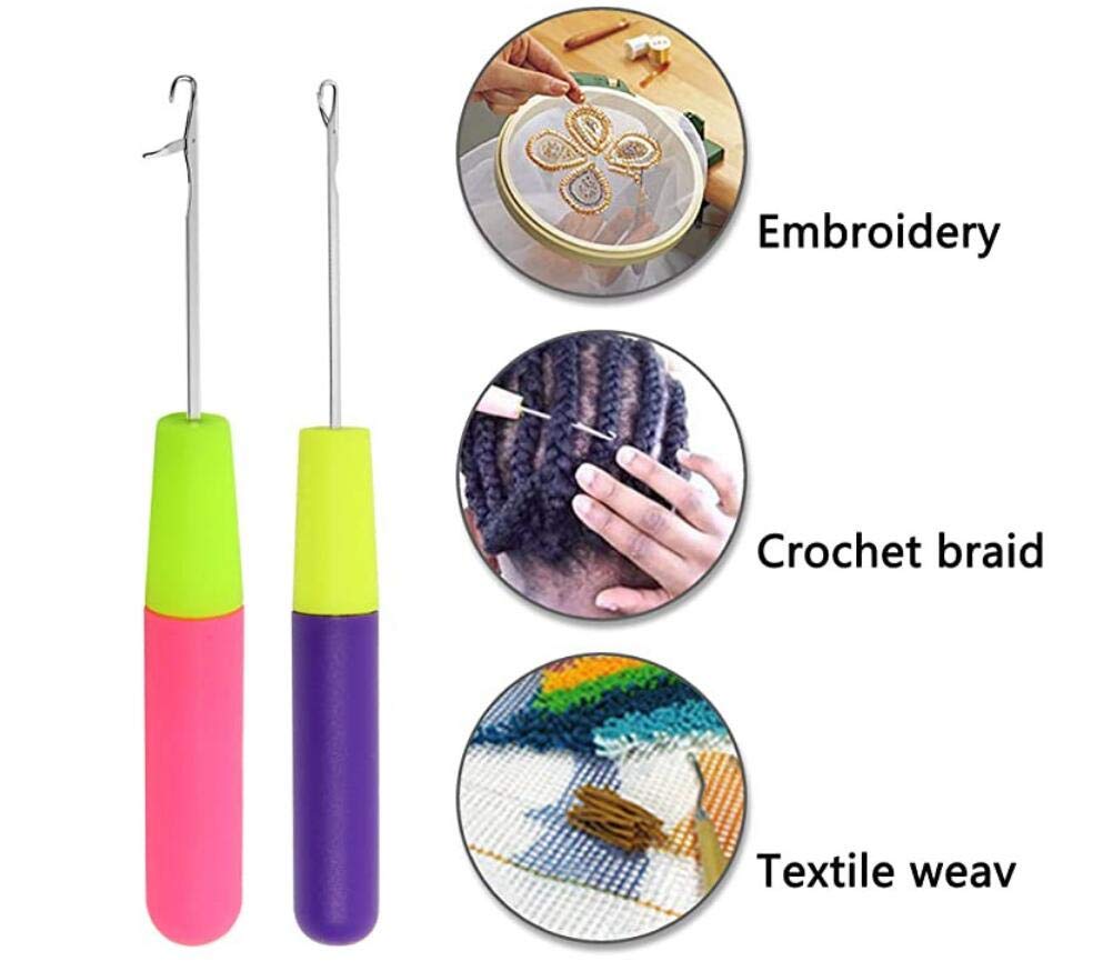 5 Pezzi Gancio Strumenti , Gancio Ago All'uncinetto Per Micro In - Foto 5