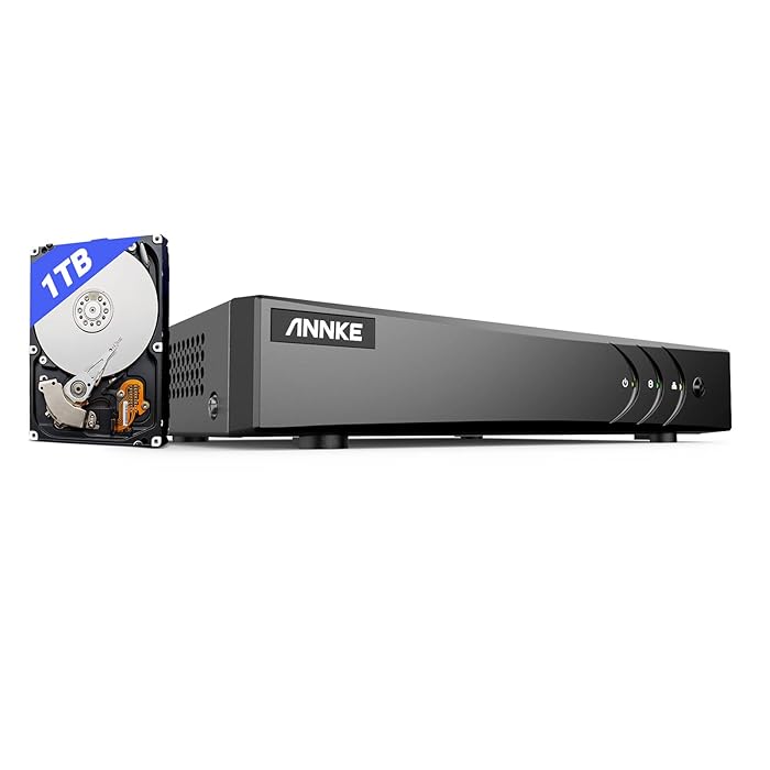 Buy ANNKE 1080P Lite 8 Channel CCTV DVR Digital Video Recorder +1TB