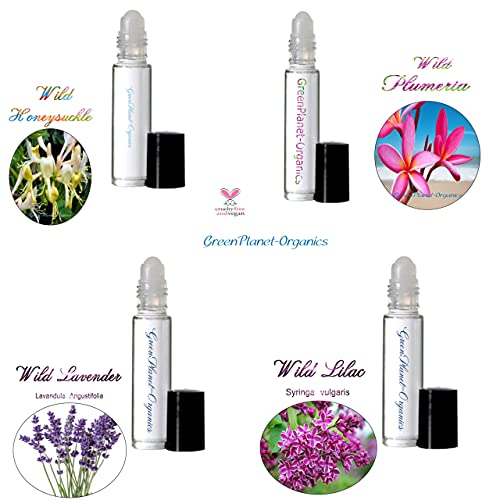 Set of 4 10ML Bottles: The Wild Fragrance Collection (Wild Honeysuckle, Wild Plumeria, Wild Lilac & Wild Lavender) - Image 3