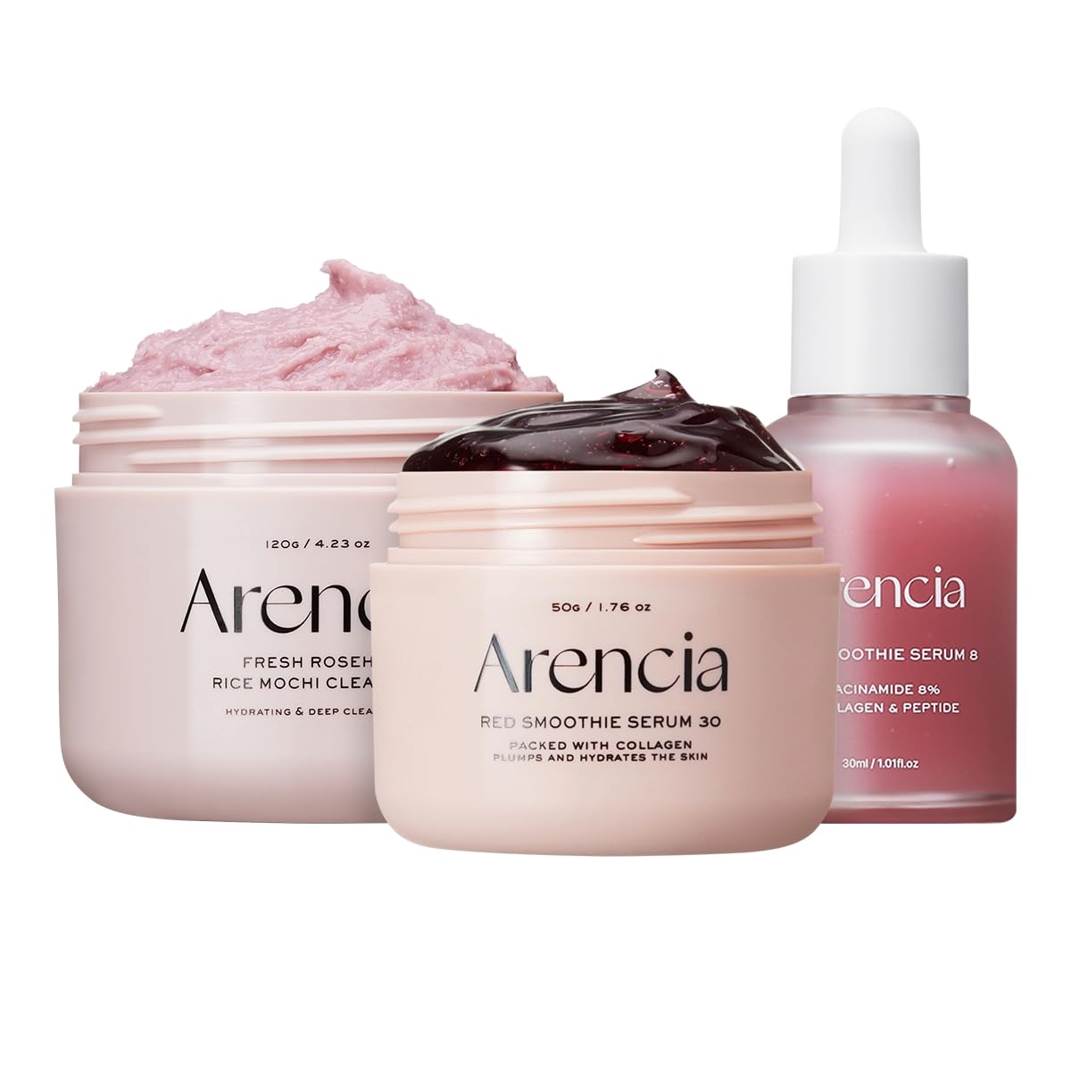 Amazon.com: ARENCIA Red Collagen Jello Skin Trio - Poreless Skin