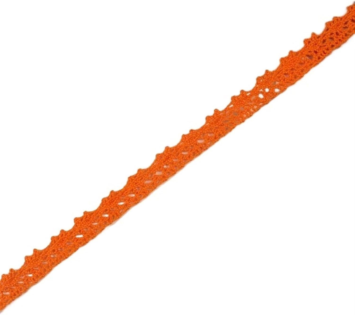 Ruban de dentelle de coton de 10 mètres pour couture DIY et créations artisanales