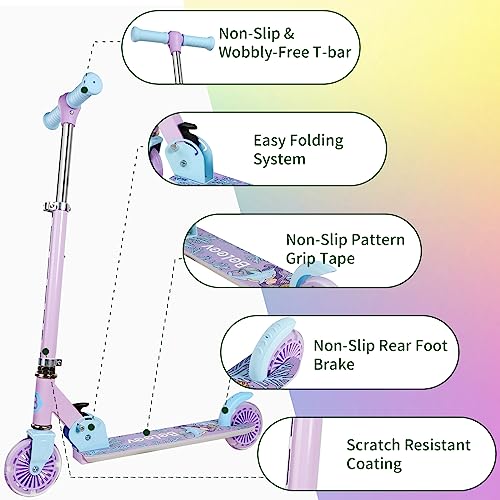 BELEEV V2 Trottinette pour Enfants 3 à 12 Ans, Trotinette Pliable à 2 Roues – vue 6