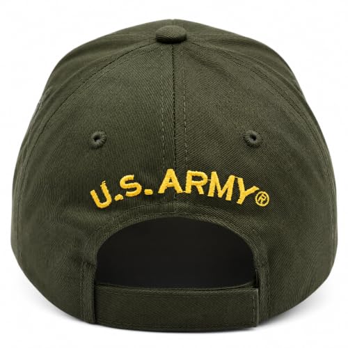 Image of US Army Veteran Hat for Men - Officially Licensed Military Baseball Cap, Gift for Veterans