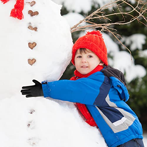 ONESING 12 Pairs Kids Gloves - Warm Knitted Winter Gloves Bulk for Girls Boys | Children Gloves Designed for Cold Weather 5