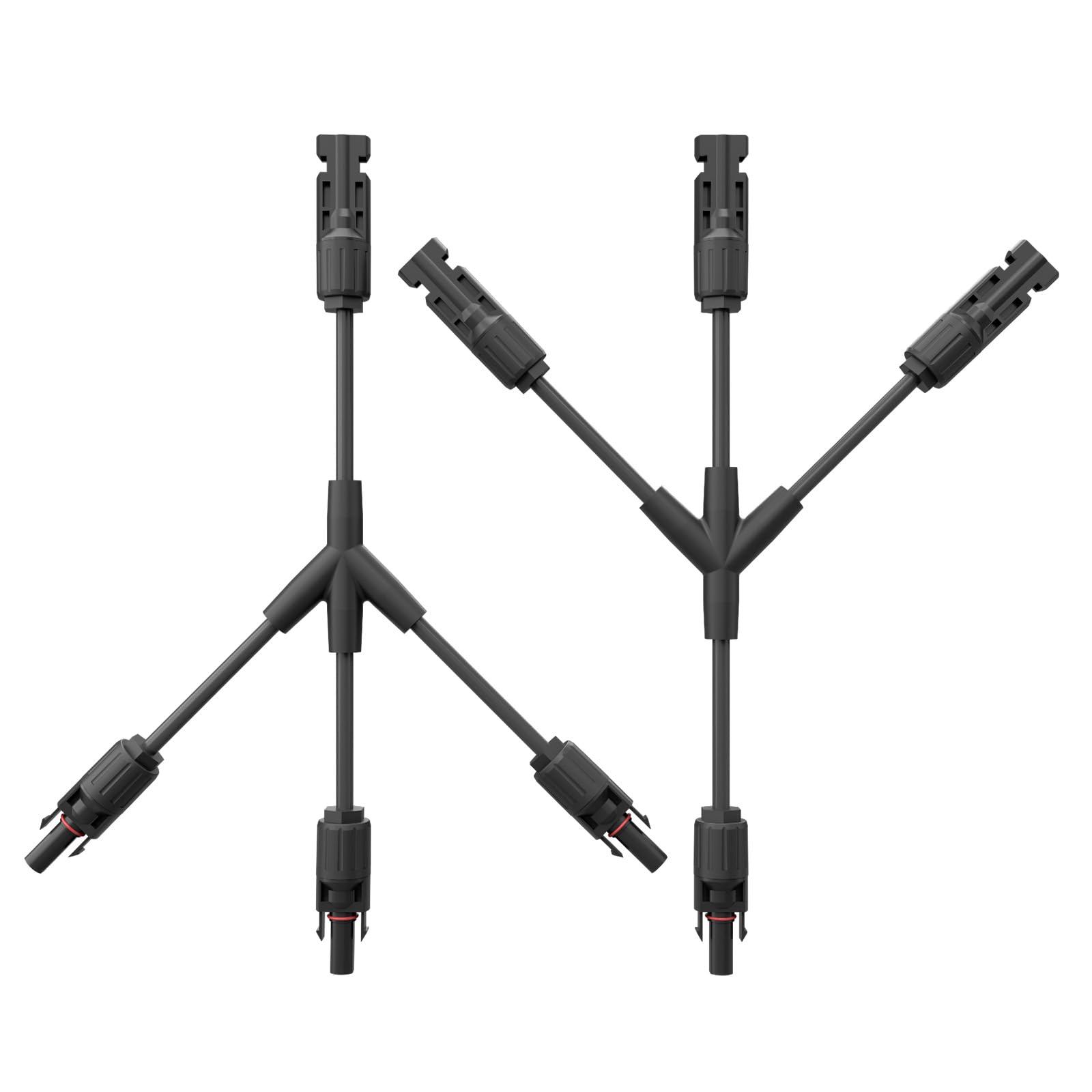 WSPIHO 1 Paar Solarkabel Y Verteiler 3 Fach,1Y3 Solarpanel Y