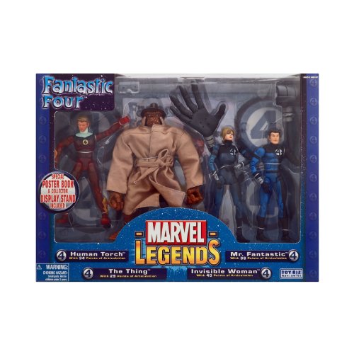 Marvel Legends Fantastic Four Exclusive Action Figure 4-Pack