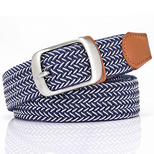 XZQTIVE Braided Belt Stretch Belt for Men and Women Multicolored Woven Golf Belt Elastic Jean Belts2