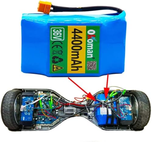 36V 4.4ah 10S2P batería de Iones de Litio Recargable de Iones de Litio para Monociclo eléctrico de Auto Equilibrio Scooter Hoverboard T,EU