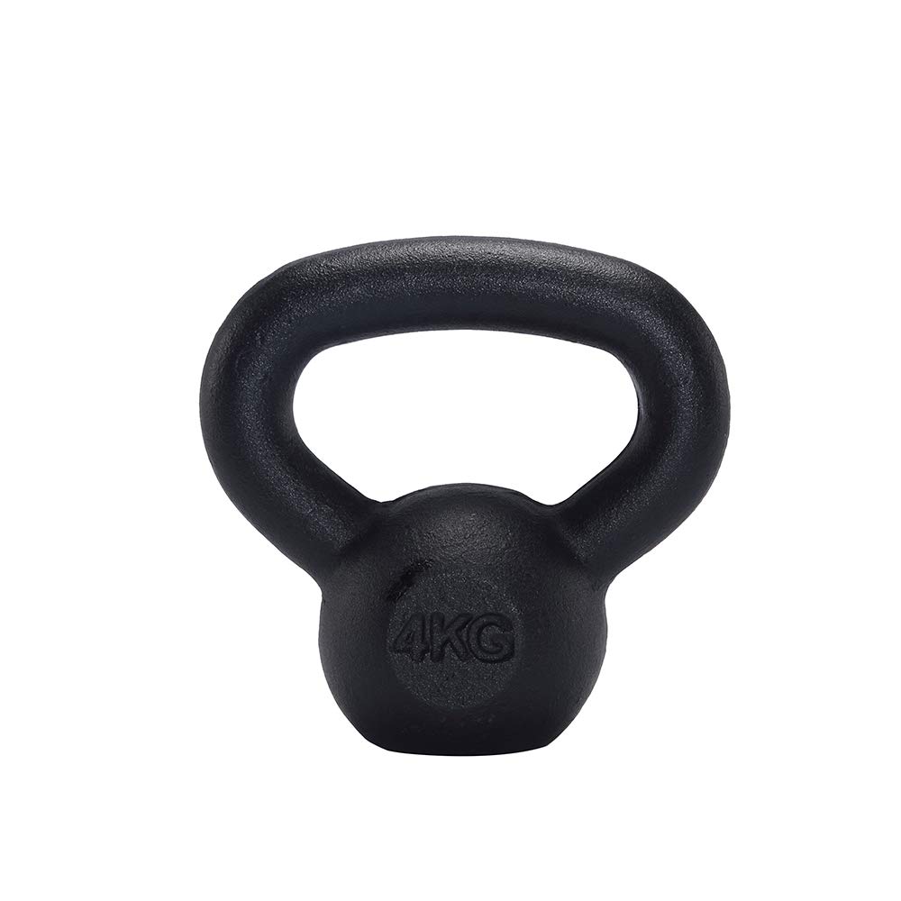 MuscleSquad Cast Iron Kettlebells - Value Kettlebell Weights from 4kg – 8kg - Kettlebell Weights Workout Equipment For Home Or Gym Use - Free Exercise Chart Included (4)