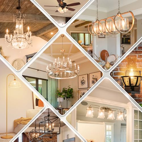Dimmable E12 Candelabra LED Light Bulbs 60 Watt Equivalent, 6W 630LM Chandelier Light Bulb 2700K Soft Warm White, Vintage LED Filament Clear Glass Candle Light Bulbs, 90+ CRI, No Flicker, 12-Pack by GoBright - Image 7