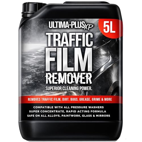 Ultima-Plus XP Traffic Film Remover - TFR Cleaner Removes Dirt, Grease, Bugs and Grime - For Cars, Motorbikes, Truck, Vans & More (5 Litres)