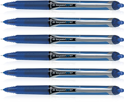 Pilot 019596 Hi-TecPoint V7 RT Pen (Blue - Pack of 6)