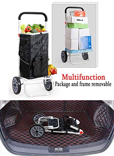Einkaufstrolley, wasserdicht, zusammenklappbar, mit abnehmbarer Tasche und faltbarem Design, leicht und tragbar… – Bild 5