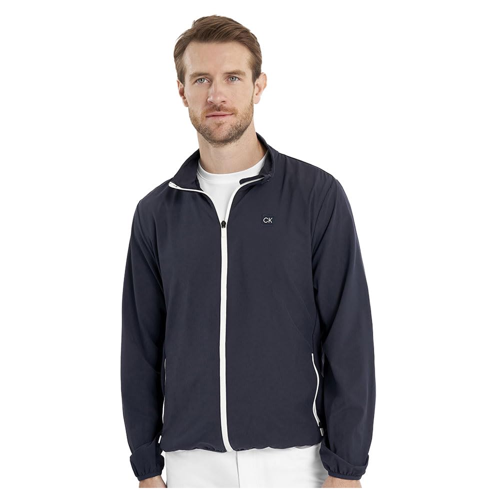 Calvin Klein Golf Men's Black Performance Golf Jacket in Size L, Sports Direct