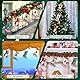 SilverChry Mini Weihnachtsstrumpf, Weihnachtsstrümpfe 4er Set,Christmas Stockings, Nikolausstrumpf Klein, Weihnachtsstrumpf Deko, Nikolausstiefel Zum Befüllen für Kamin，Weihnachtsbaum, Wand, Treppe