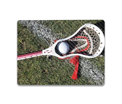 Image of MightySkins Carbon Fiber Skin Compatible with Microsoft Surface Laptop Go 3 (2023) Full Wrap Kit - Lacrosse Ball | Protective, Durable Textured Carbon Fiber Finish | Made in The USA