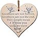 Price comparison product image Handmade Wooden Hanging Heart Plaque Gift to Say Sorry You're Leaving You'll be Missed Keepsake for Friend
