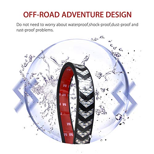 NBWDY LED Tailgate Light 60" Five Row LED Truck Tailgate Light Bar Red Running Turn Signal Brake Reverse Backup Tail light Strip for Pickup Trailer SUV RV VAN Jeep Car - Thumbnail 4