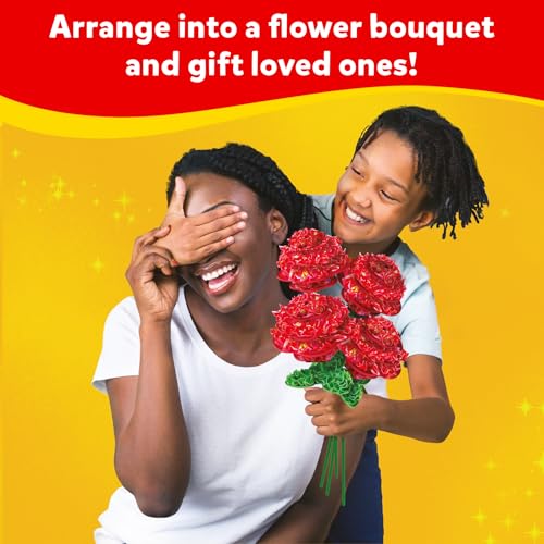 Image of Skillmatics Art & Craft Activity - Poke-in Art Rose Bouquet, Mess-Free Art for Kids, Craft Kits, DIY Activity, Gifts for Girls & Boys Ages 4, 5, 6, 7, 8, 9, 10, 11, 12
