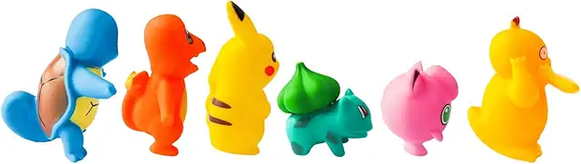 6 Stück Nøddeknækker Figuren Set - Kuchen Deko, Cupcake Toppers