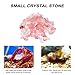 POPETPOP Aquarium Pebbles Pink-Fish Tank Gravel Rock Crystal Stones for Fish Tank/Terrariums/Garden/Flowerpot/Glassware/Vases Decoration (100g 5-7mm)
