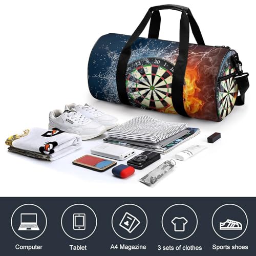 Sac de sport Fléchettes De Feu compact 45cm pour optimiser le rangement cabine