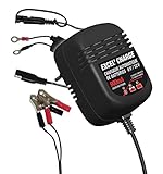 CHARGEUR AUTOMATIQUE : Avec un ampérage de charge de 0,9 A, il assure une charge optimale et maintient la tension de la batterie à son niveau idéal sans risque de surcharge, prolongeant ainsi la durée de vie de votre batterie.