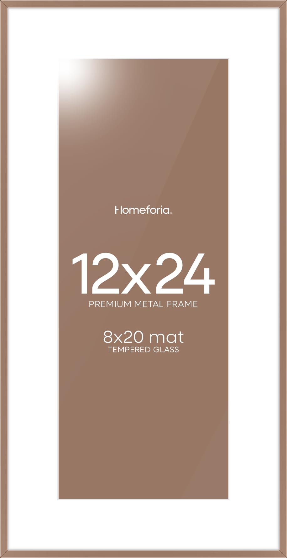 Homeforia 12x24 Picture Frame Mocha