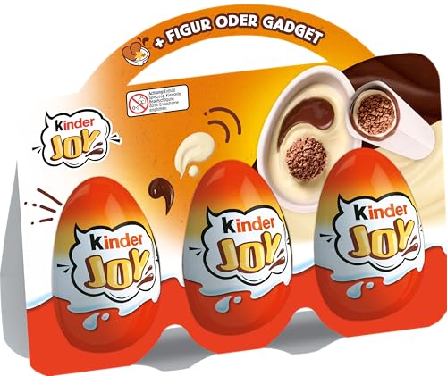 Kinder Joy - Überraschungsei - Design kann variieren - 3 kinder Joy à 20 g