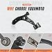 Front Lower Suspension Control Arms Driver Passenger Side Fit for Mazda 3 2004-2009, Fit for Mazda 5 2006-2017