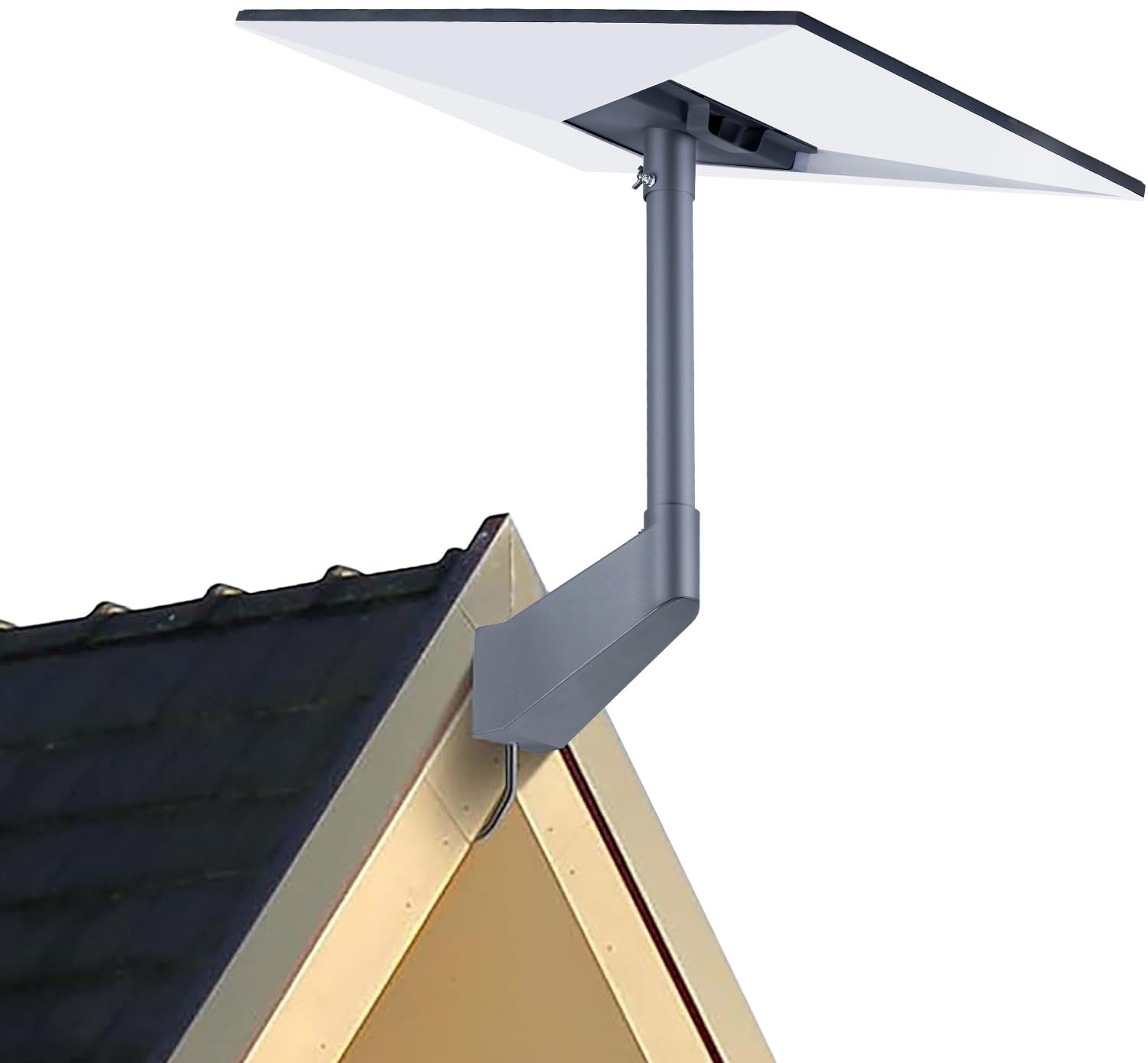 Photo 1 of Gen 3 Mount for Starlink, Rustproof & Weatherproof Adjustable Wall/Roof/Pole Mounting Kit, Compatible with Starlink Standard V3 / 4 / 4X Antenna, Grey