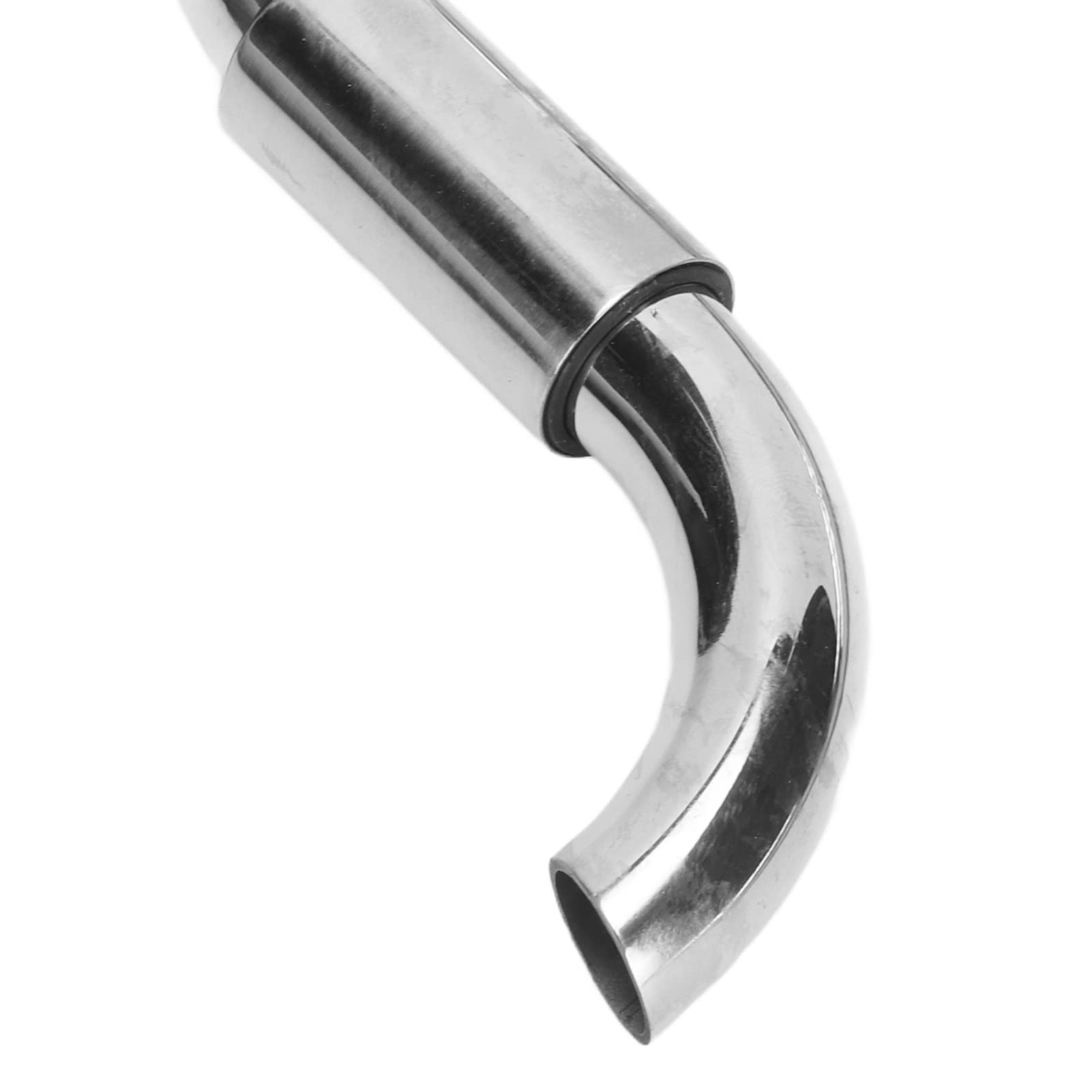 Fockety Seerosenrohr, Edelstahl Acryl rostfrei Abnehmbarer Boden leicht einstellbar 360 Grad drehbar Metall Lily Pipe leicht zu reinigen Lily Pipe Oberfläche Skimmer (16mm/0.63in)
